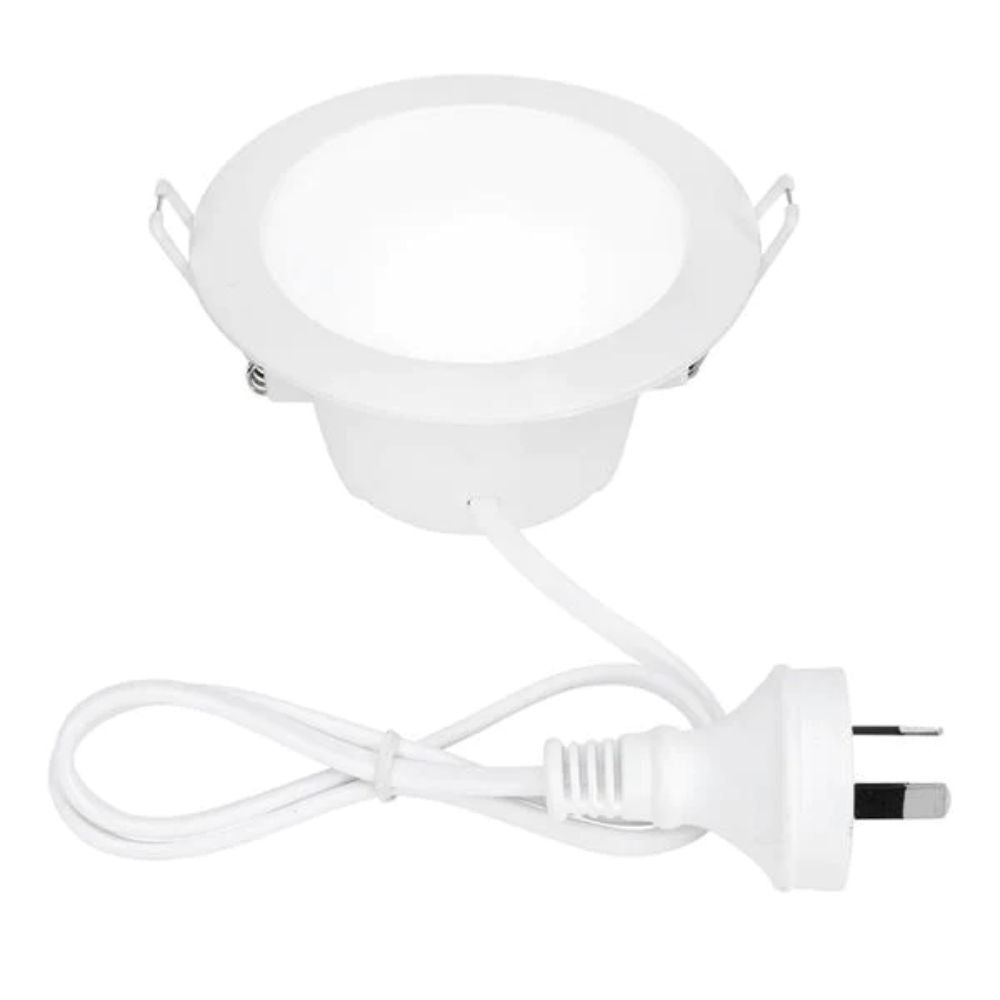 Brilliant MONOLED LED Downlight - 8W Dimmable Flat Face PC, IP44, 3000K-Brilliant Lighting-Ozlighting.com.au
