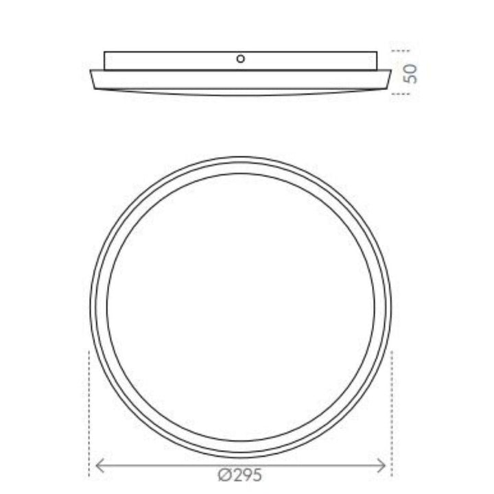 Brilliant NOVELLIS - 35W+6W Emergency LED Oyster-Brilliant Lighting-Ozlighting.com.au