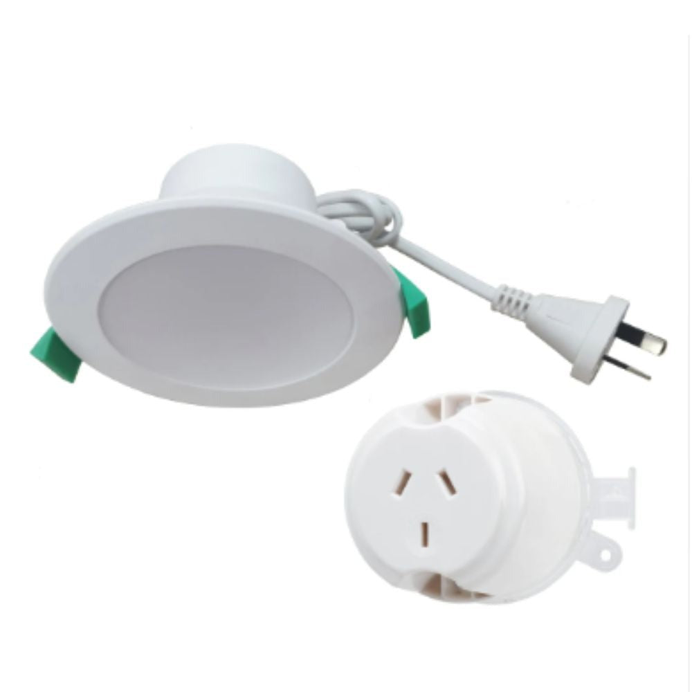 Brilliant PROJECT PROPACK-20PK LED Downlight Kit - 8W Tri-Colour Dimmable Flat Face, Socket IP44, 20 Pack-Brilliant Lighting-Ozlighting.com.au
