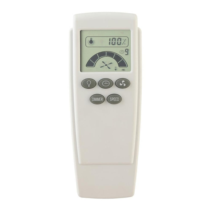 Brilliant REMOTE-LCD-TIMER - Brilliant LCD Ceiling Fan Remote Control Accessory with Timer-Brilliant Lighting-Ozlighting.com.au