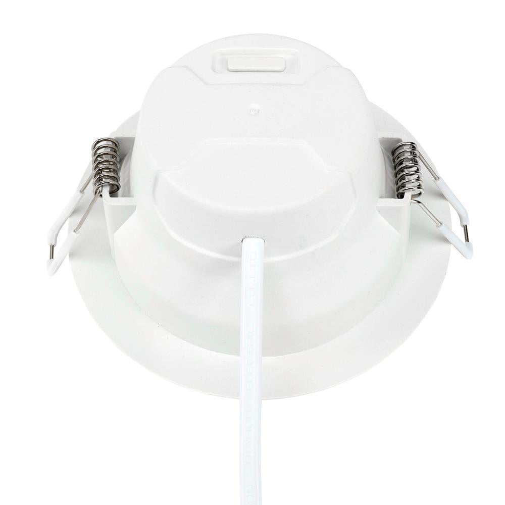 Brilliant ROUND - 8.5W LED Dimmable Round Flat Face PC Downlight IP44 - 4200K-Brilliant Lighting-Ozlighting.com.au