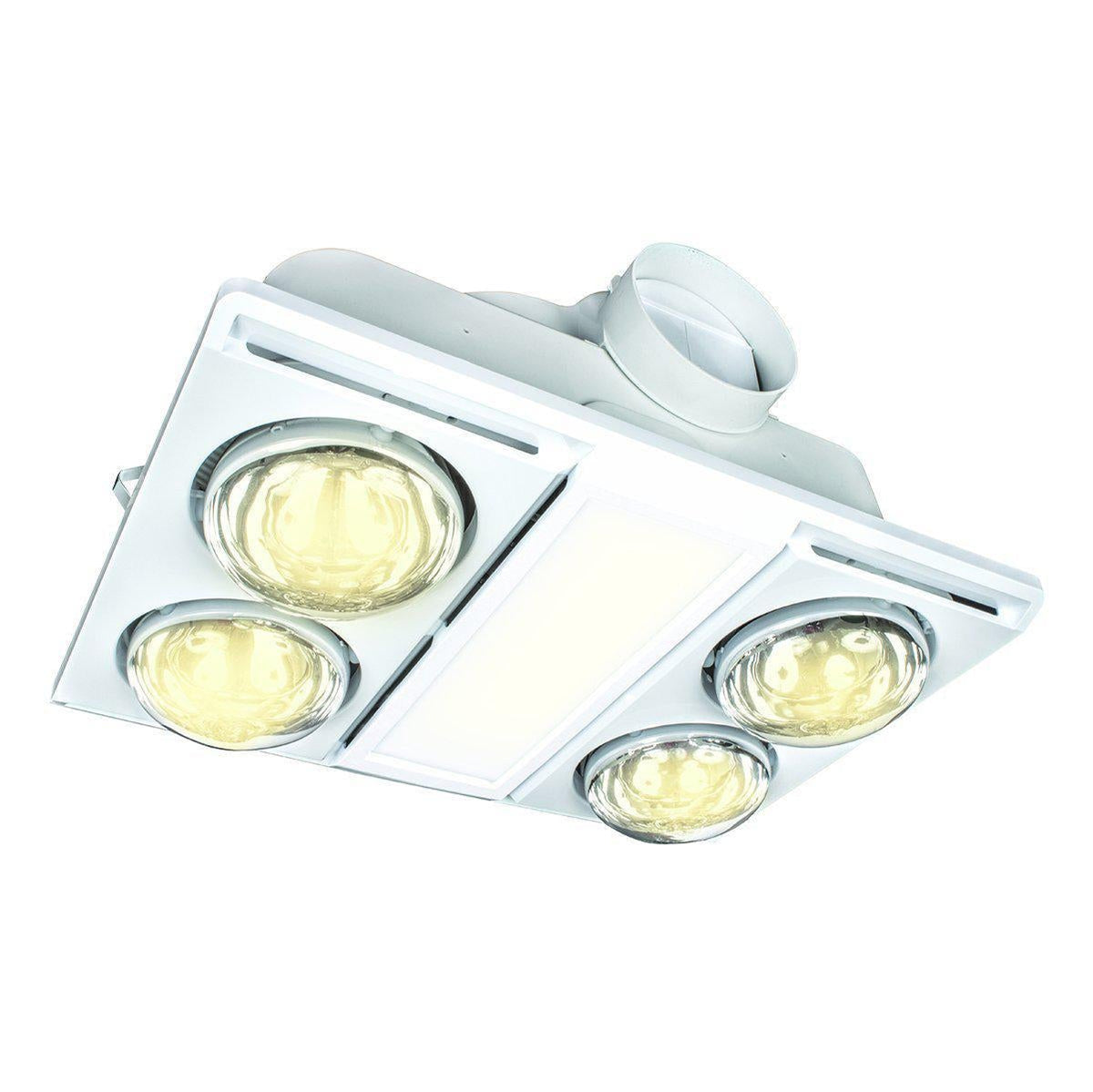 Brilliant SUPERNOVA-4 Bathroom Heater-Light-Exhaust Fan - 3-in-1-Brilliant Lighting-Ozlighting.com.au