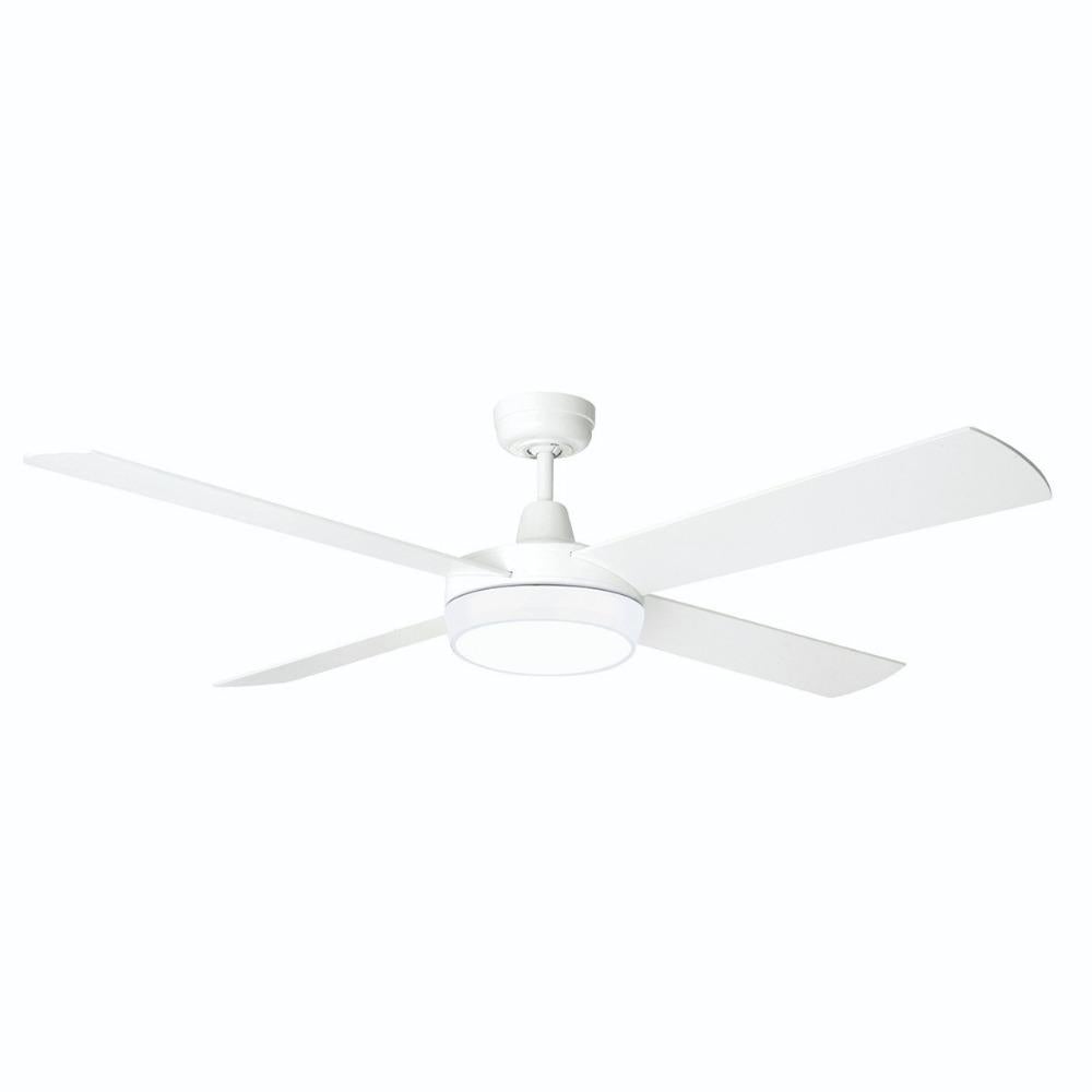 Brilliant TEMPEST SUPREME - 4 Blade 1300mm Plywood AC Ceiling Fan with tricolour switchable LED Light-Brilliant Lighting-Ozlighting.com.au