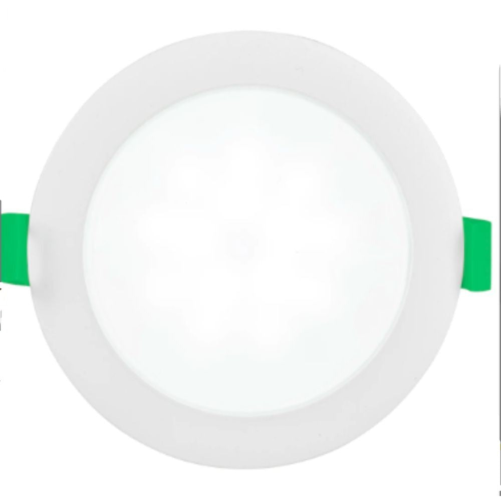 Brilliant TRILOGY-PROJECT LED Downlight - 8W Tri-Colour Dimmable Flat Face, IP44-Brilliant Lighting-Ozlighting.com.au