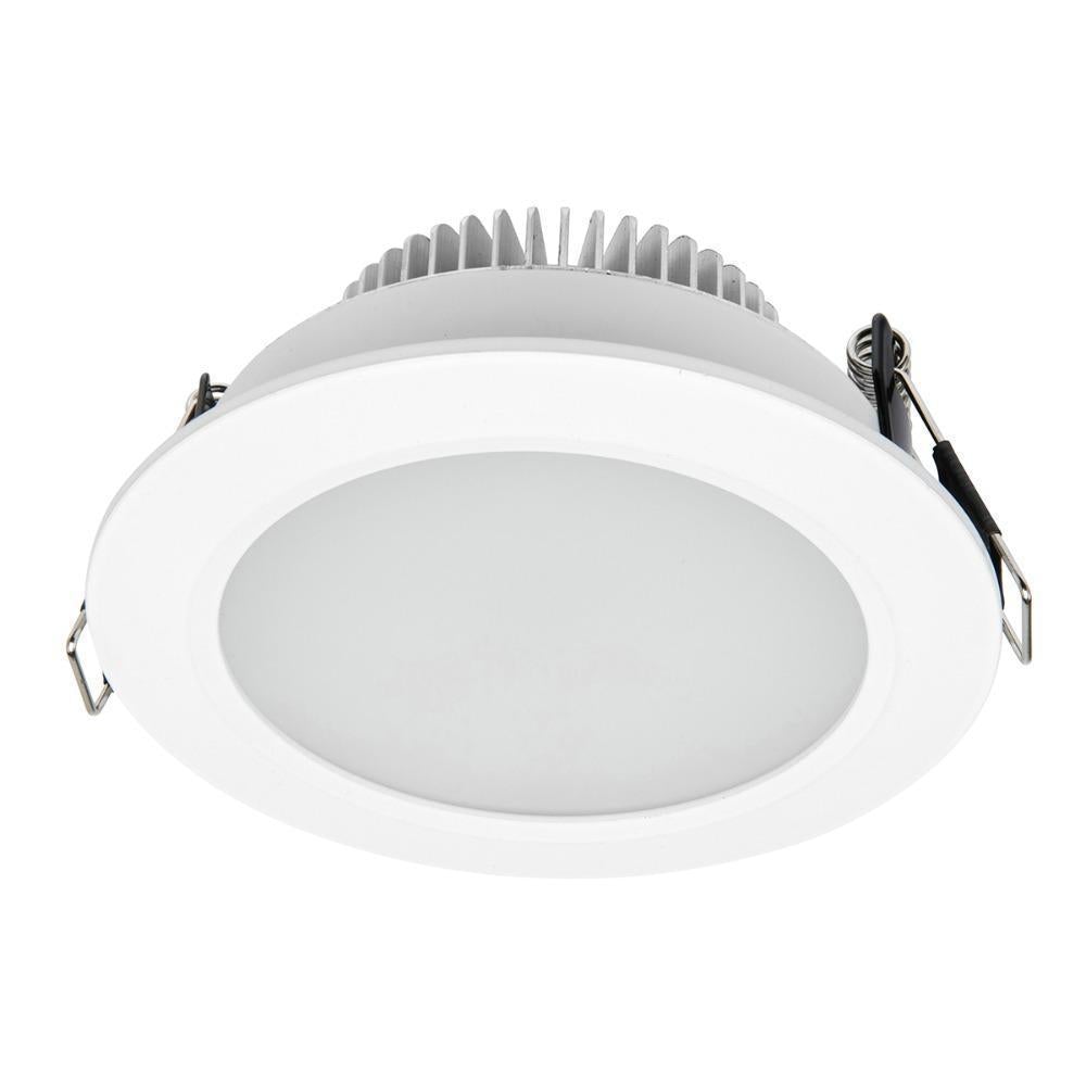 Brilliant UMBRA LED Downlight - 10W Tri-Colour Dimmable Round Flat Face, IP44-Brilliant Lighting-Ozlighting.com.au