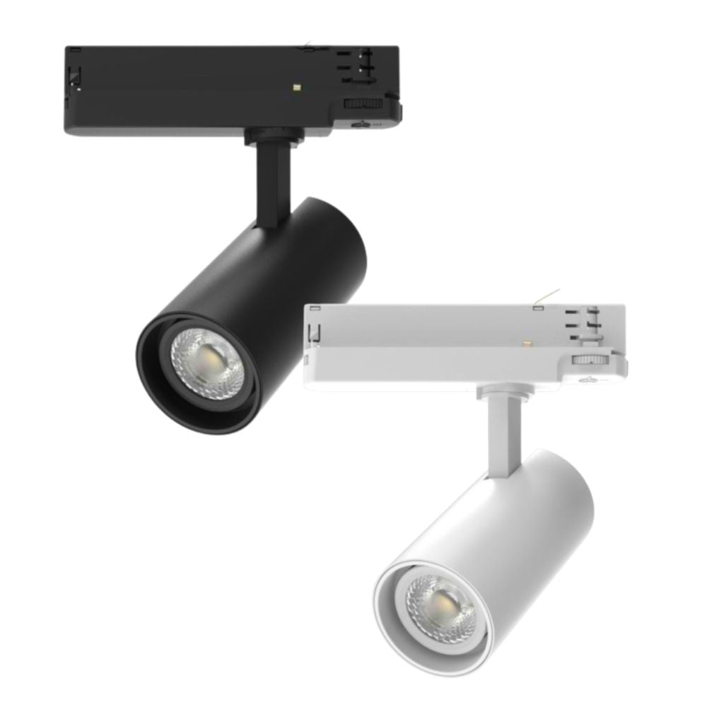 CLA - 15W 4 Wire 3 Circuit LED Track Head Fittings IP20-CLA Lighting-Ozlighting.com.au