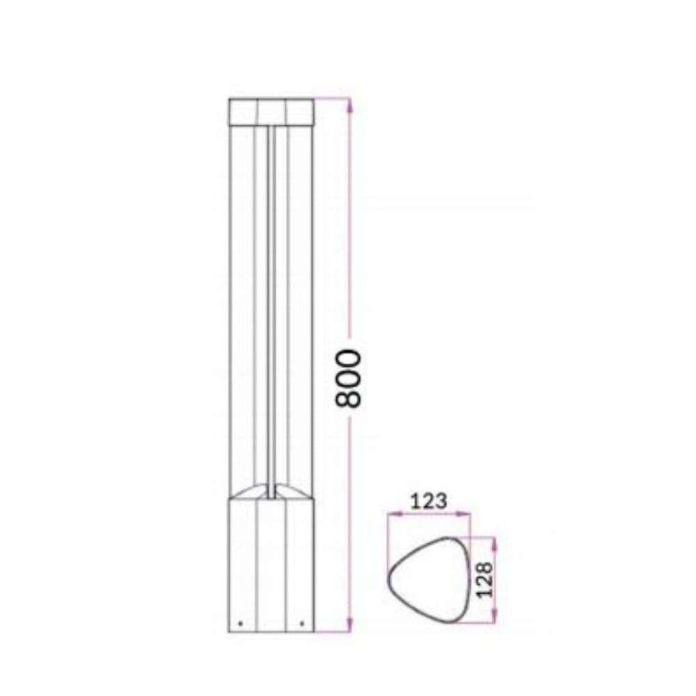 CLA BOLLARD-BOL LED Bollard Light - 7W, 3000K, IP54-CLA Lighting-Ozlighting.com.au