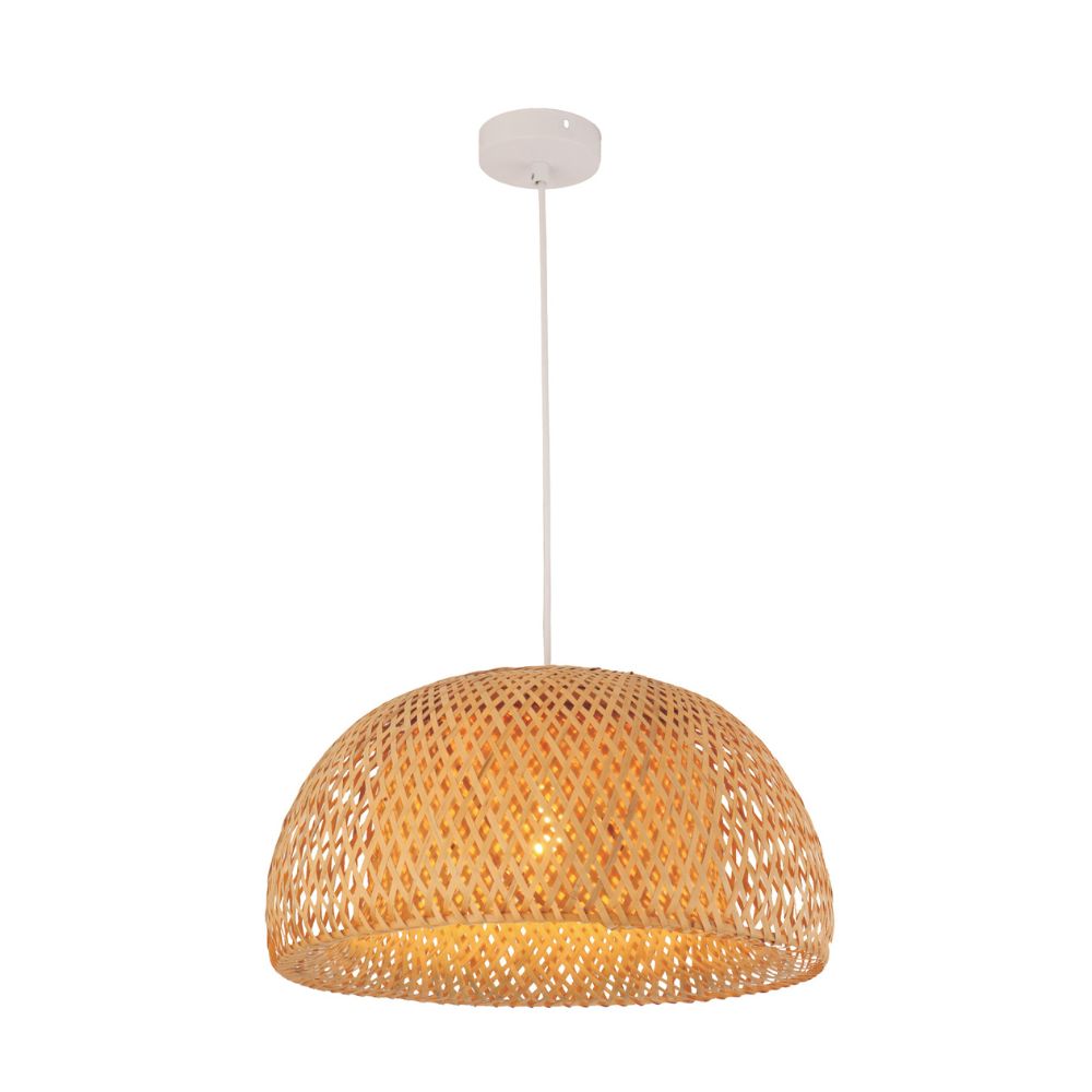 CLA CANASTA Pendant - 1 Light, IP20, Bamboo-CLA Lighting-Ozlighting.com.au