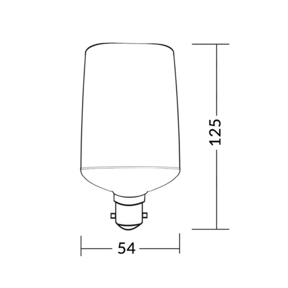 CLA CHAMA - 5W LED Decorative Flame Effect Globe IP20 - B22/E27-CLA Lighting-Ozlighting.com.au