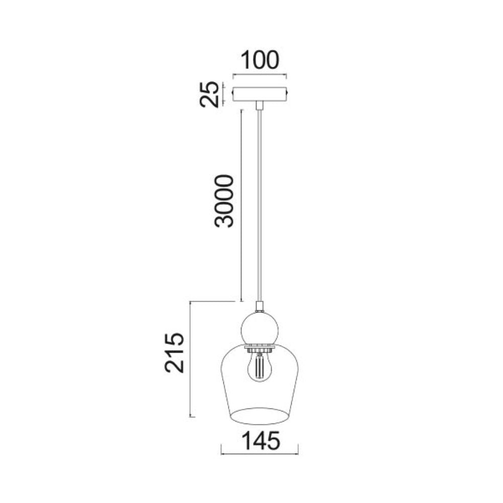 CLA CHAMPAN Pendant - IP20, Glass-CLA Lighting-Ozlighting.com.au