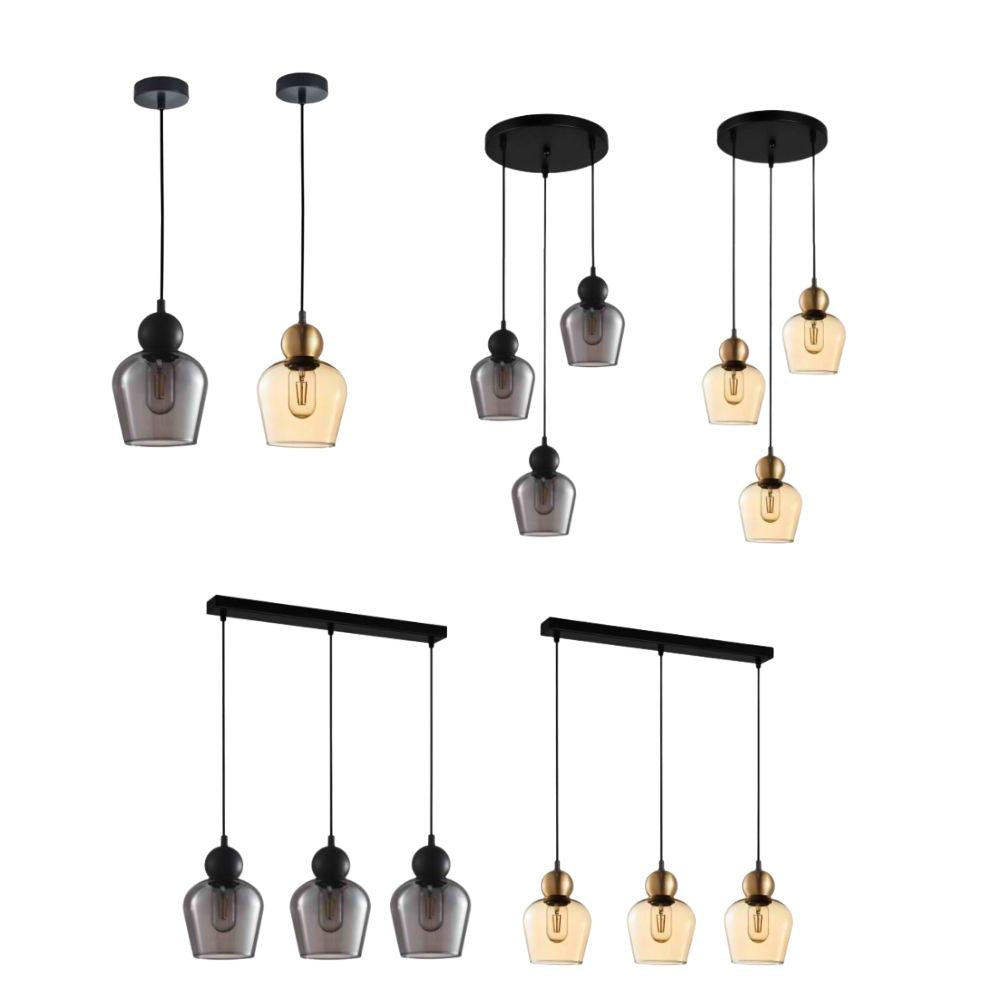 CLA CHAMPAN Pendant - IP20, Glass-CLA Lighting-Ozlighting.com.au