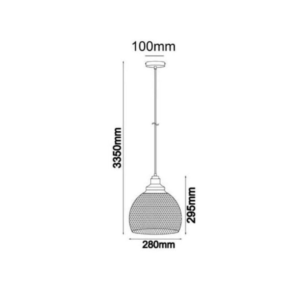 CLA CHEVEUX1-C/S/B/L Pendant - 1 Light-CLA Lighting-Ozlighting.com.au