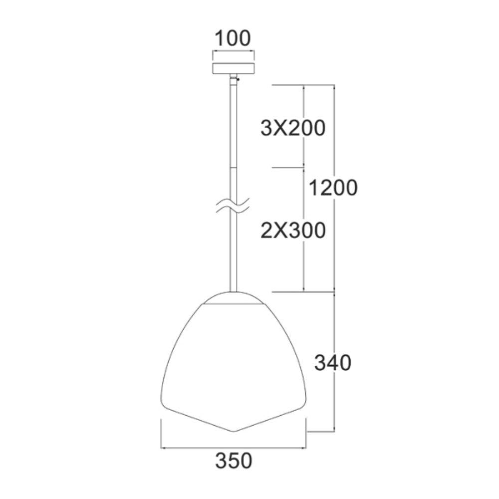 CLA CIOTOLA Pendant - 1 Light-CLA Lighting-Ozlighting.com.au