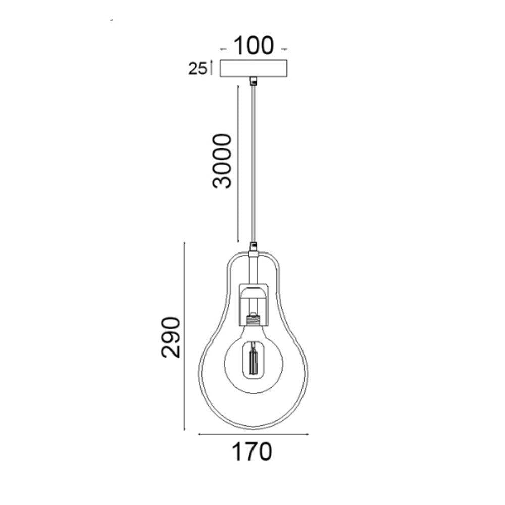 CLA CONTOUR Pendant - 1 Light-CLA Lighting-Ozlighting.com.au