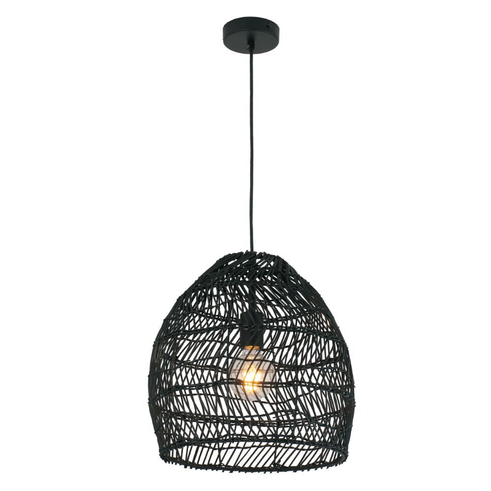 CLA COUP - 1 Light Interior Rattan Pendant Light IP20-CLA Lighting-Ozlighting.com.au