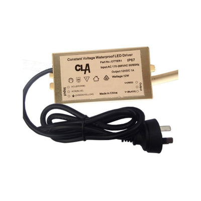 CLA DRIVER - 12V/24V Constant Voltage Waterproof LED Driver IP67-CLA Lighting-Ozlighting.com.au