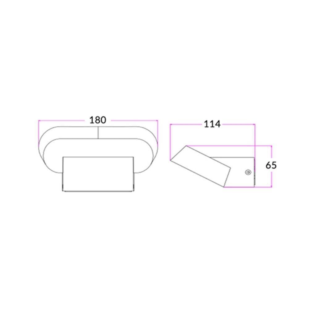CLA GLANS LED Wall Light - 7W/13W, 3000K, IP65-CLA Lighting-Ozlighting.com.au