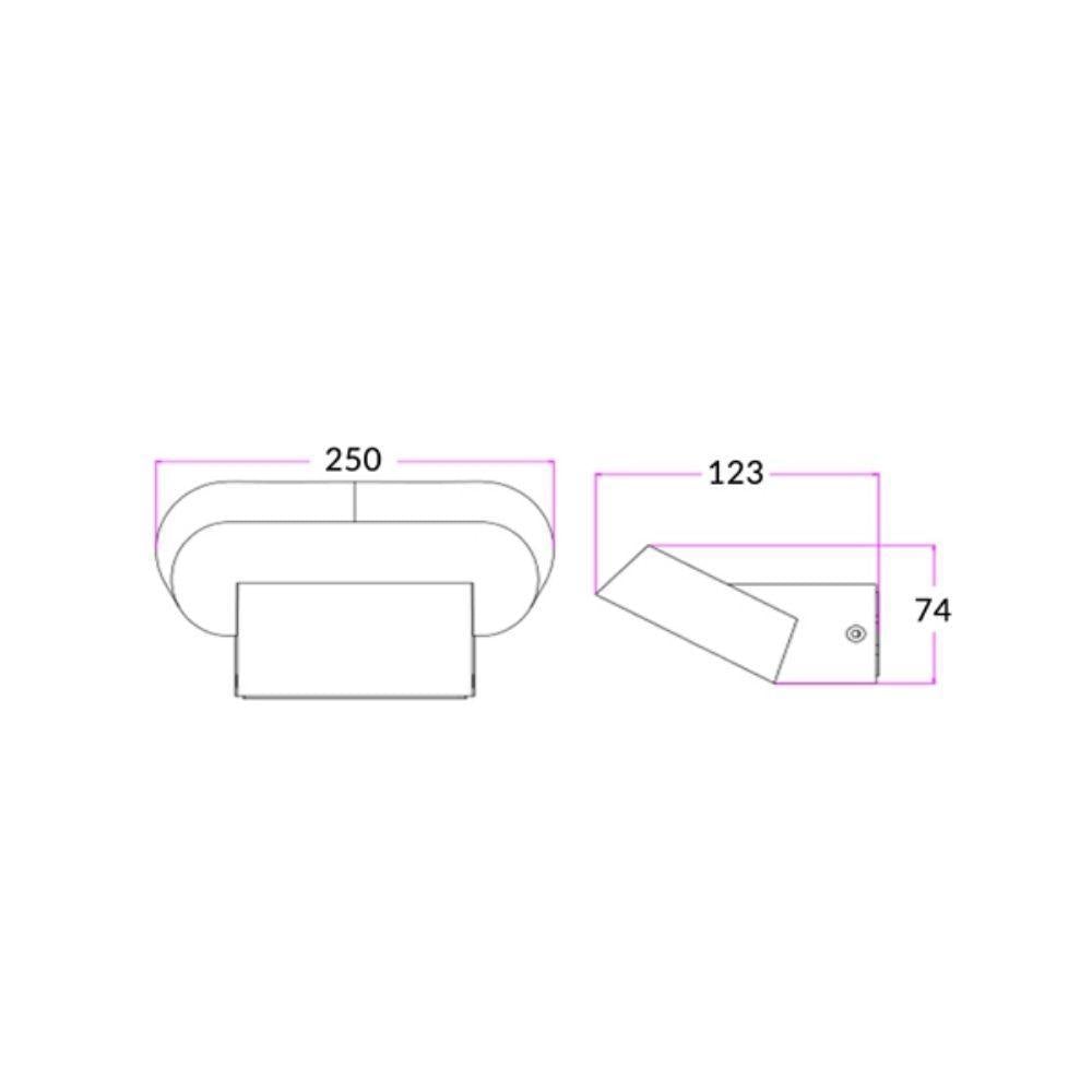 CLA GLANS LED Wall Light - 7W/13W, 3000K, IP65-CLA Lighting-Ozlighting.com.au