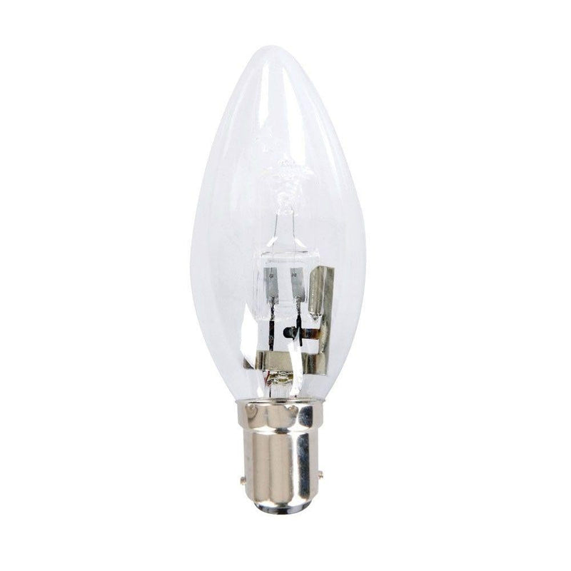CLA GLOBE-C45 - 18W/28W Candle Halogen Globe - B15/B22/E14/E27-CLA Lighting-Ozlighting.com.au