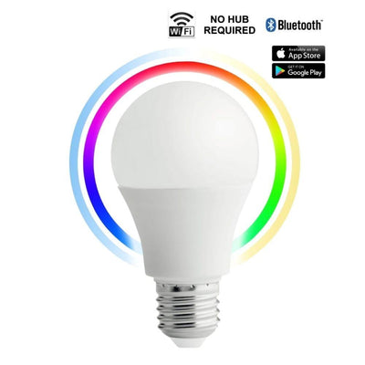 CLA GLOBE-GLS-RGB-SMART - 10W LED Smart Dimmable RGB + Tricolour - E27/B22-CLA Lighting-Ozlighting.com.au