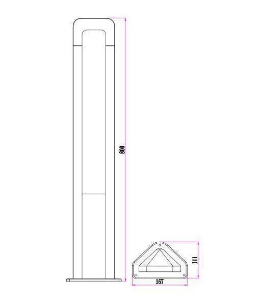 CLA HATHOR - Exterior LED Bollard IP54 - 3000K-CLA Lighting-Ozlighting.com.au