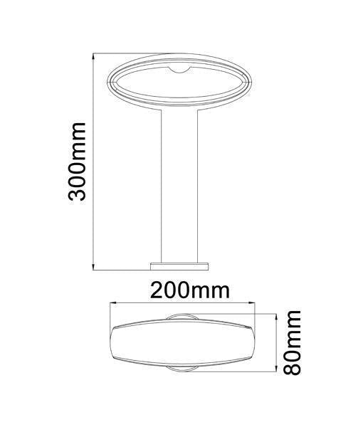 CLA HORUS LED Bollard Light - 9W, 3000K, IP54-CLA Lighting-Ozlighting.com.au