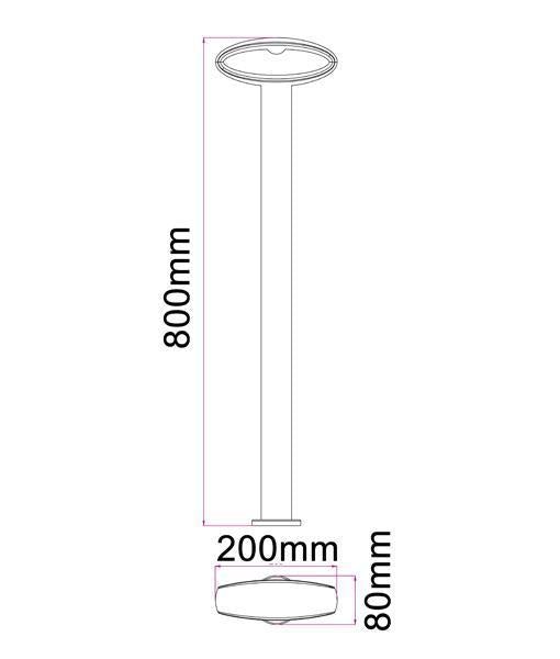 CLA HORUS LED Bollard Light - 9W, 3000K, IP54-CLA Lighting-Ozlighting.com.au