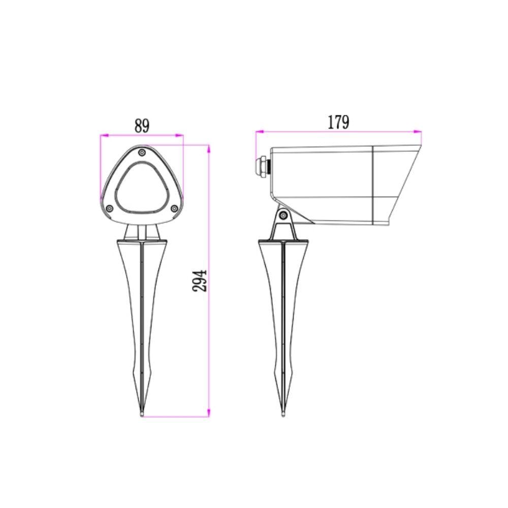 CLA KAM Garden Spike Light - 12V - DRIVER REQUIRED-CLA Lighting-Ozlighting.com.au