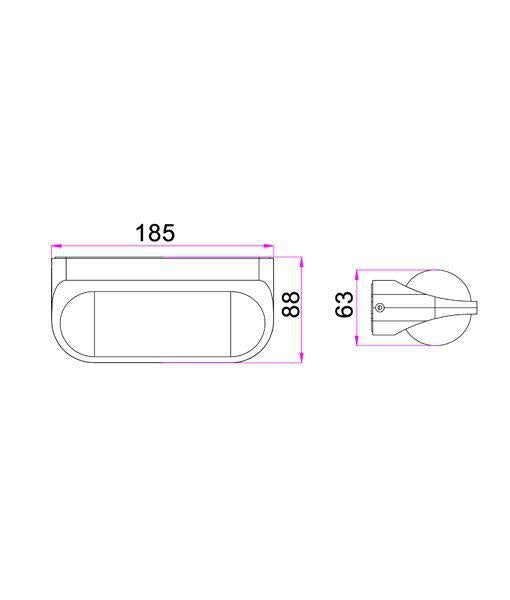 CLA MARINA LED Step Light - 7W, 3000K, IP65, Up/Down-CLA Lighting-Ozlighting.com.au