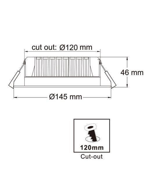 CLA MOTION LED Downlight - 10W/15W, IP20, PIR, Sensor-CLA Lighting-Ozlighting.com.au