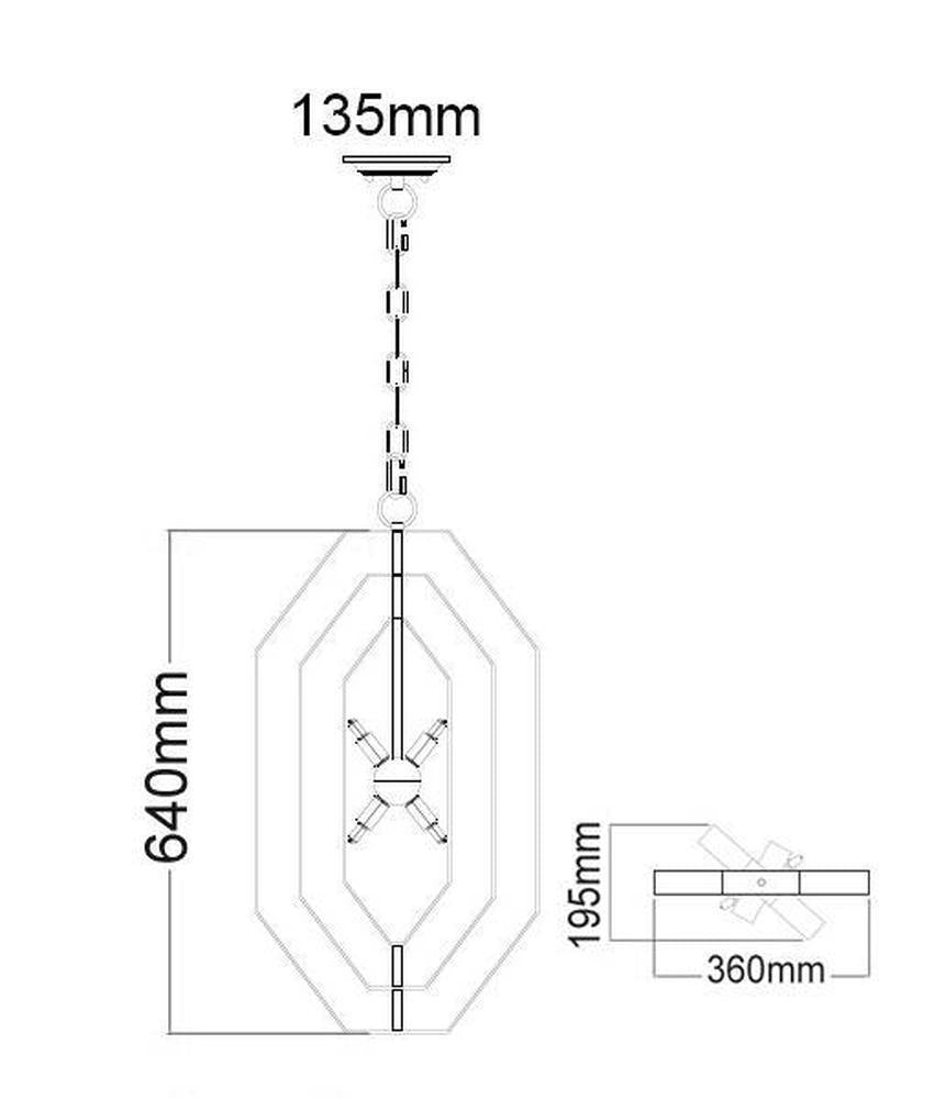 CLA ORBITA-O Pendant - 4/8 Light-CLA Lighting-Ozlighting.com.au