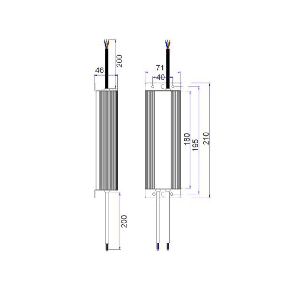CLA OTTER - 12V DC Waterproof Constant Voltage LED Driver IP67-CLA Lighting-Ozlighting.com.au