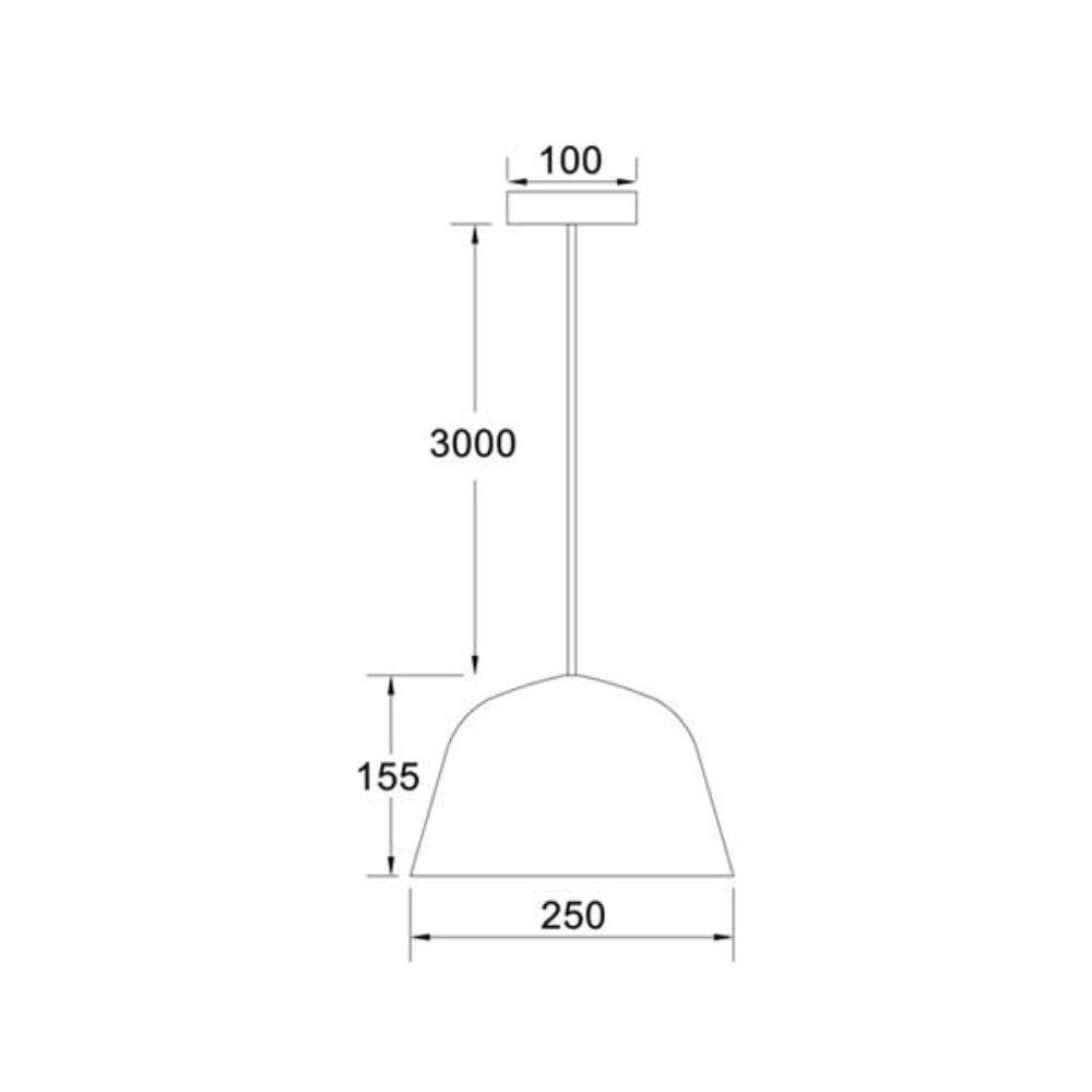 CLA PASTEL - 1 Light Angled Dome Shape Pendant Lights-CLA Lighting-Ozlighting.com.au