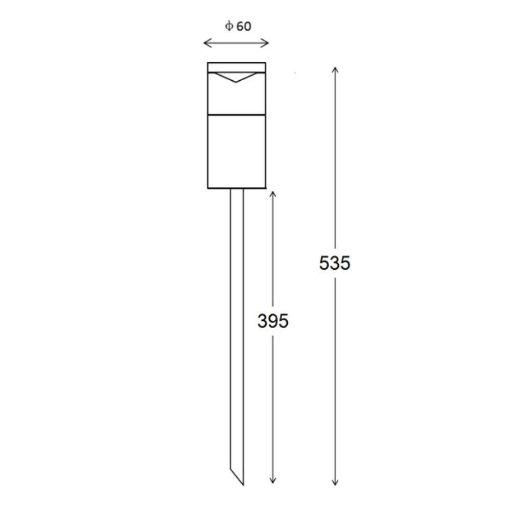 CLA PHARE Garden Spike Light - 12V DC, MR16, IP65 - DRIVER REQUIRED-CLA Lighting-Ozlighting.com.au