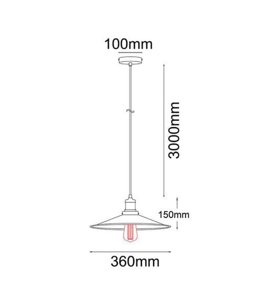 CLA PIATTO-S/L Pendant - 1 Light-CLA Lighting-Ozlighting.com.au