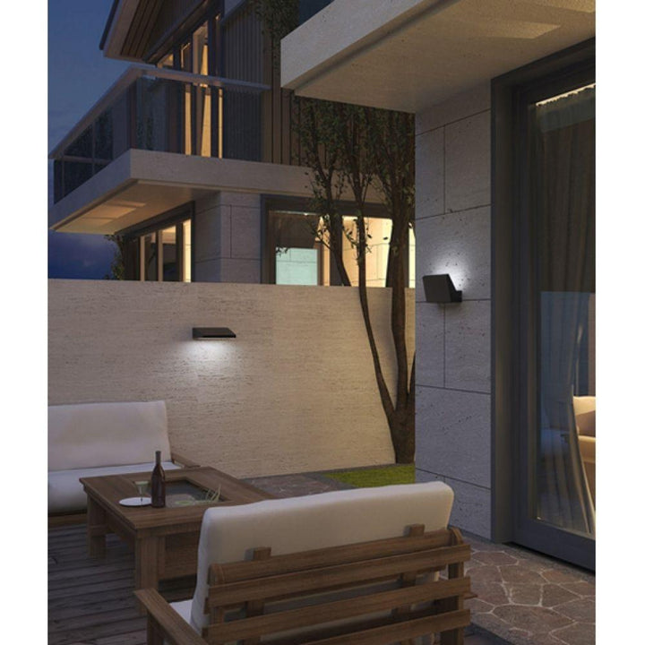 CLA PLANA - 13W LED Modern Exterior Adjustable Flush Wall Bracket Light IP65 - 3000K-CLA Lighting-Ozlighting.com.au
