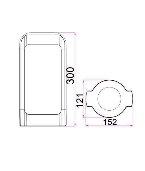 CLA SEKER LED Bollard Light - 3000K, IP54-CLA Lighting-Ozlighting.com.au