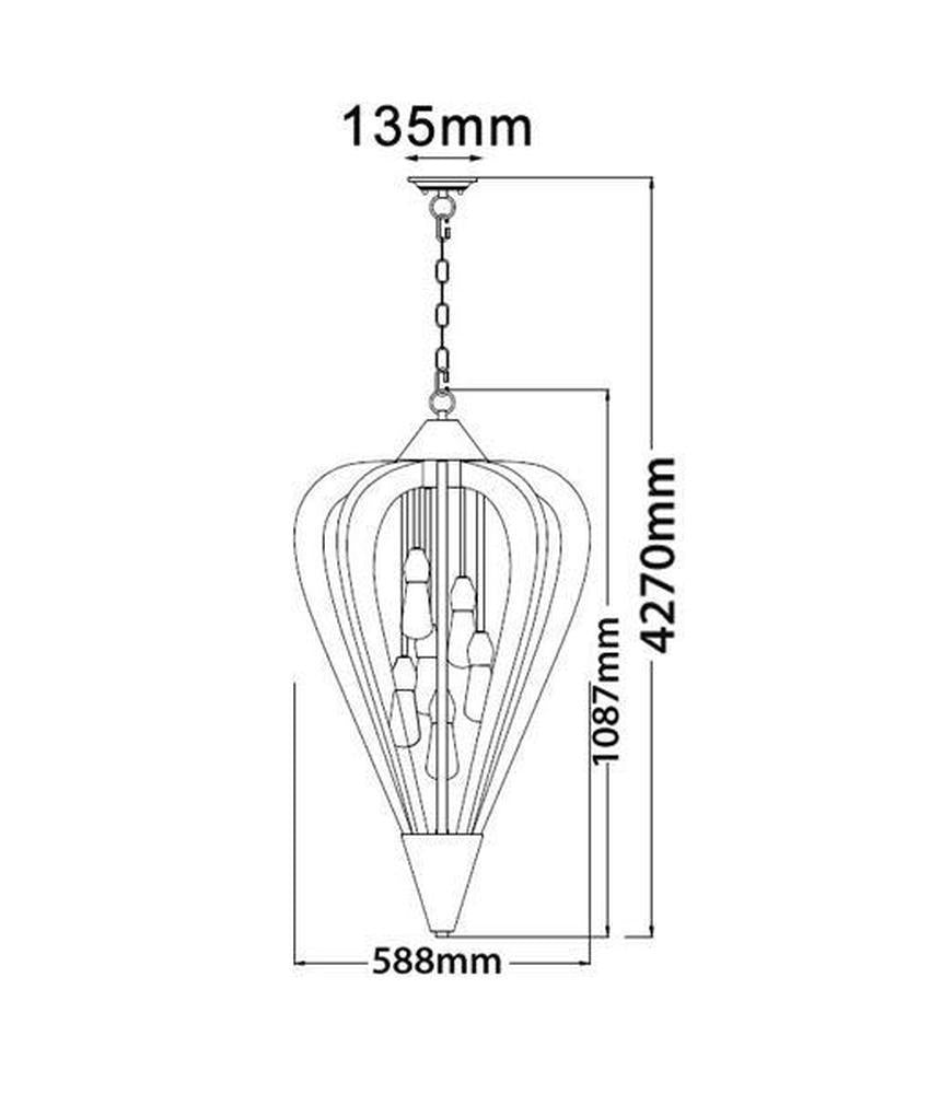 CLA SENORITA Pendant - 3/6 Light-CLA Lighting-Ozlighting.com.au