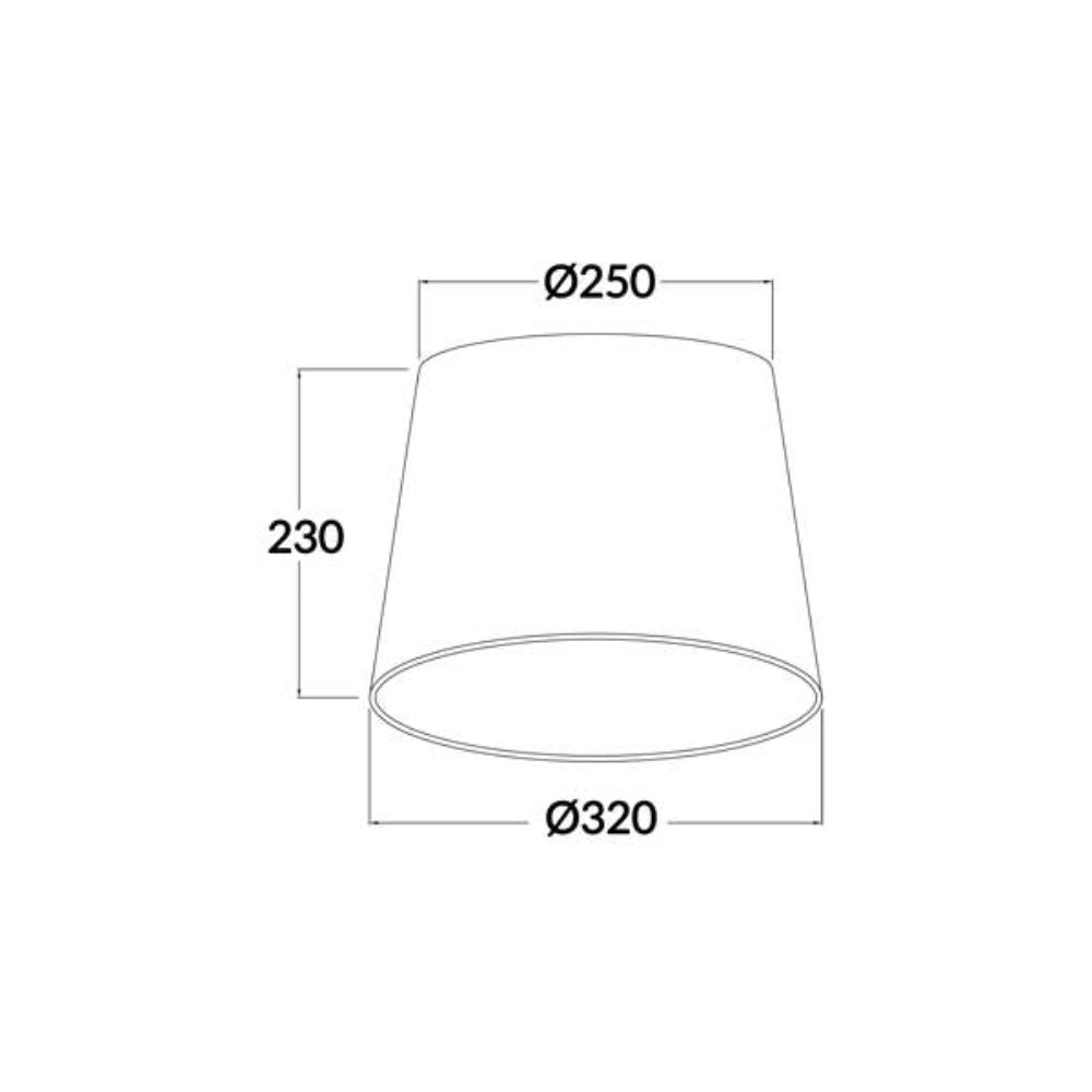 CLA SHADE - D.I.Y. Slant Lampshade-CLA Lighting-Ozlighting.com.au