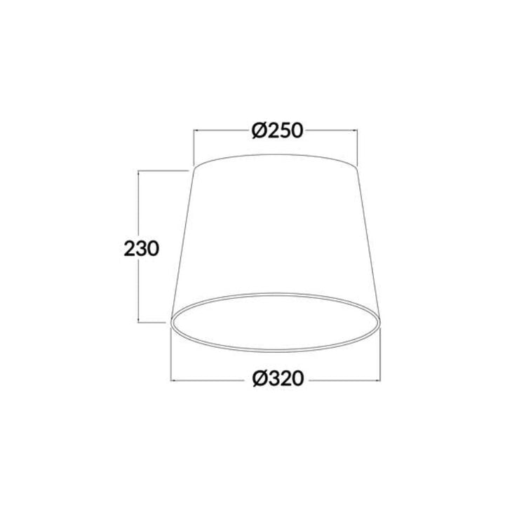 CLA SHADE - D.I.Y. Slant Lampshade-CLA Lighting-Ozlighting.com.au