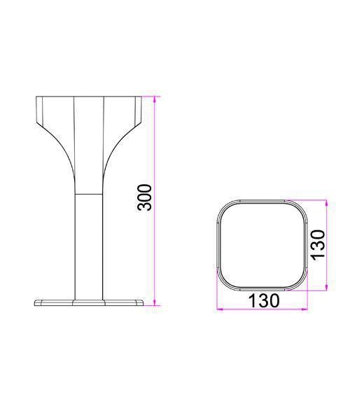 CLA SHU LED Bollard Light - 3000K, IP65-CLA Lighting-Ozlighting.com.au