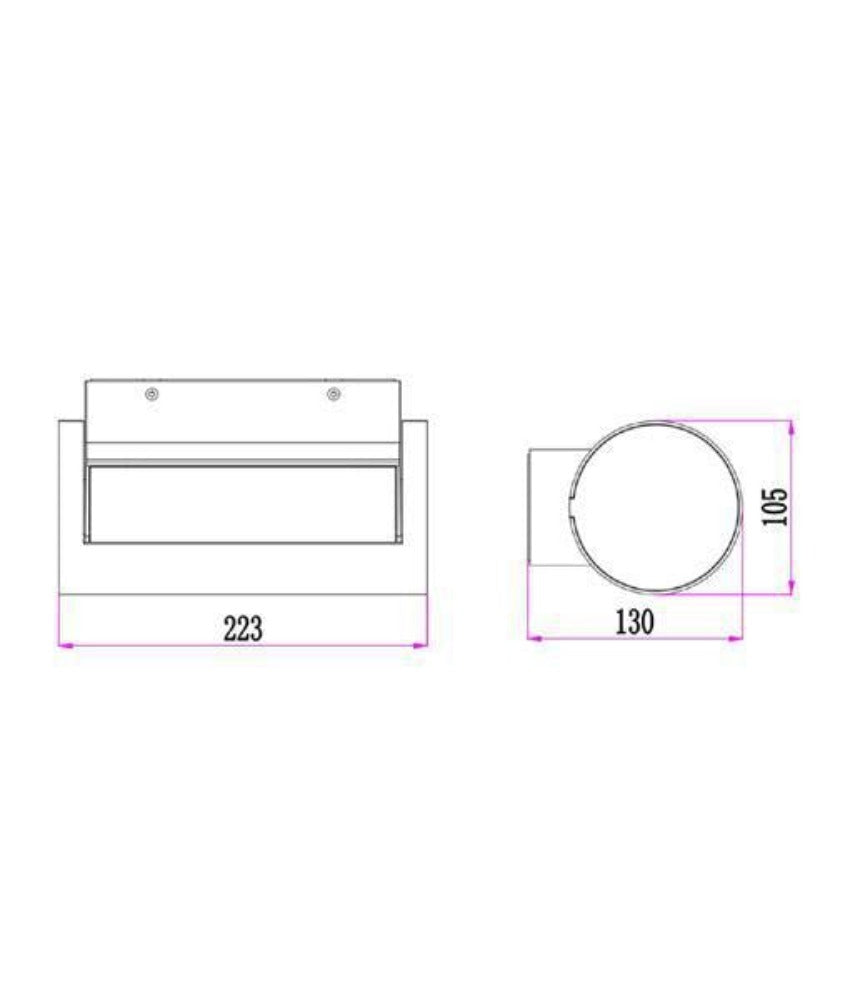CLA SOMBRA LED Up/Down Wall Light - 13W, 3000K, IP65-CLA Lighting-Ozlighting.com.au