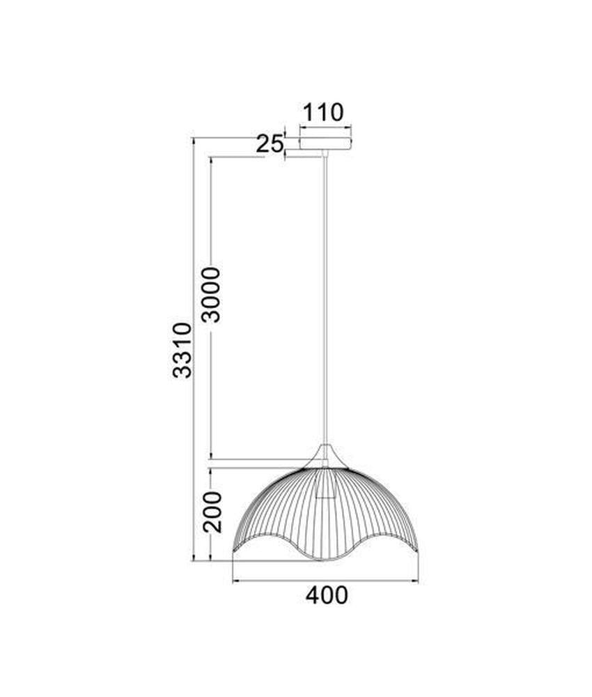 CLA SPIAGGIA-W Pendant - 1 Light-CLA Lighting-Ozlighting.com.au