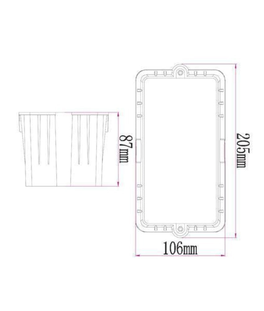 CLA STE5/6 LED Step Light - 7W, 3000K, IP54, Recessed-CLA Lighting-Ozlighting.com.au