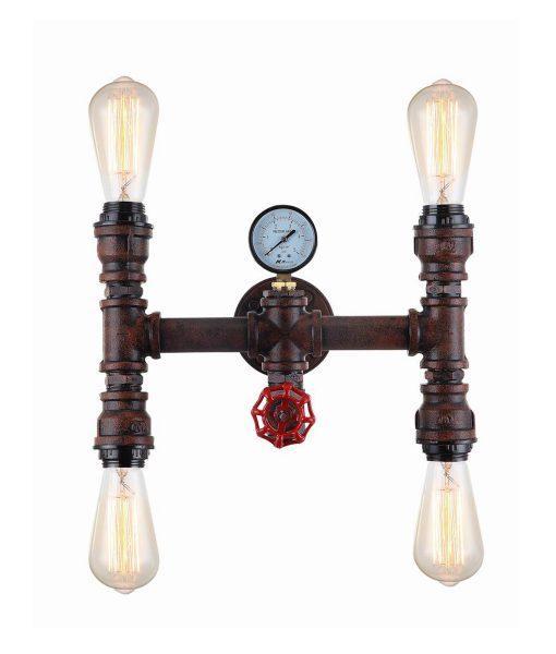 CLA STEAM Wall Light - Antique Pipe-CLA Lighting-Ozlighting.com.au