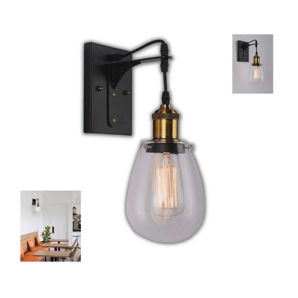 CLA STRUNG - Interior 1 Light Glass Wall Light-CLA Lighting-Ozlighting.com.au