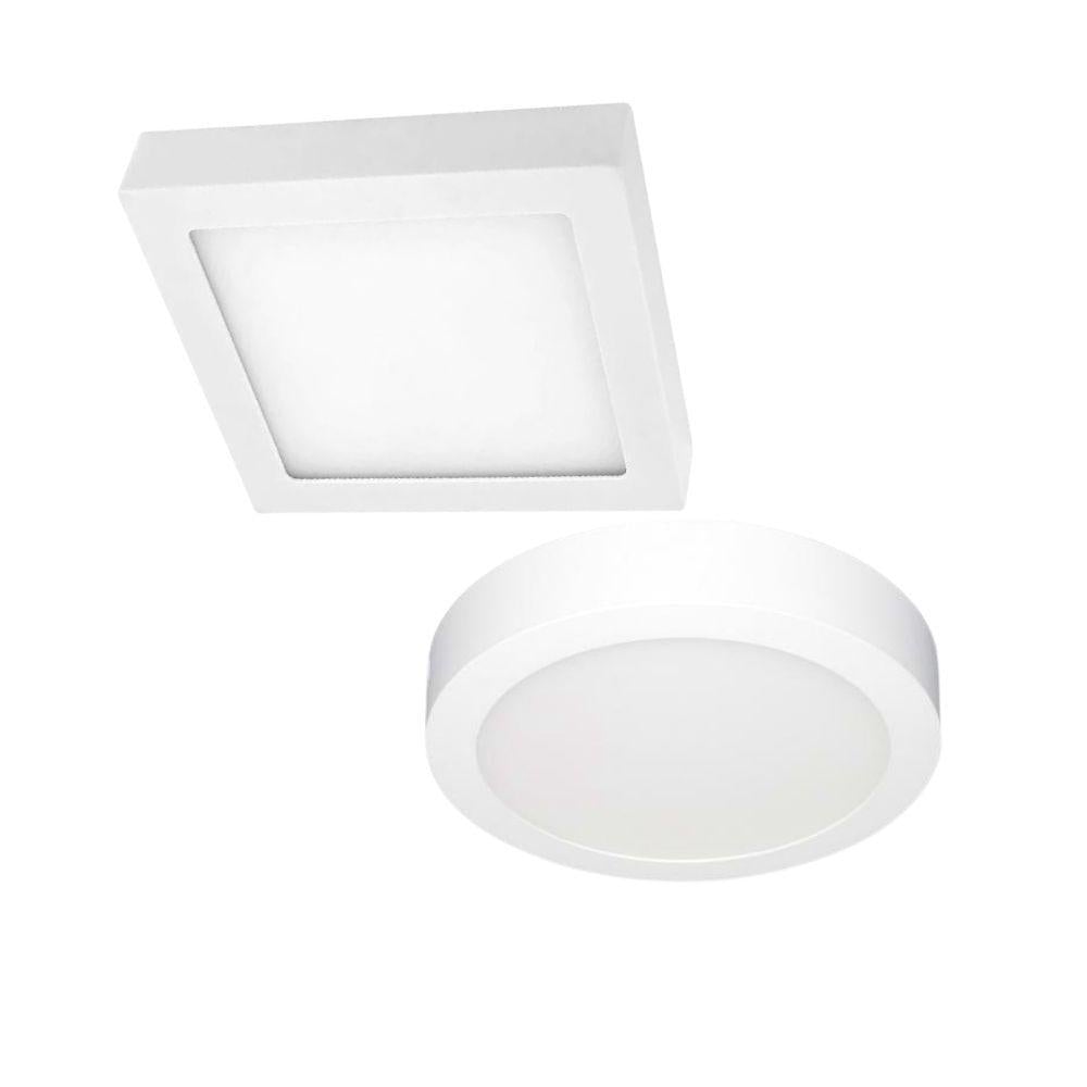CLA SURFACETRI-3R/3S LED Oyster Light - 18W, Tri-Colour, Dimmable, Round, Square, 225mm-CLA Lighting-Ozlighting.com.au