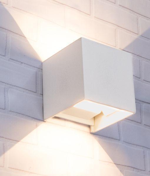 CLA TOCA LED Modern Outdoor Adjustable Lens Cover Up/Down Wall Light IP54 - 6.8W, 3000K-CLA Lighting-Ozlighting.com.au