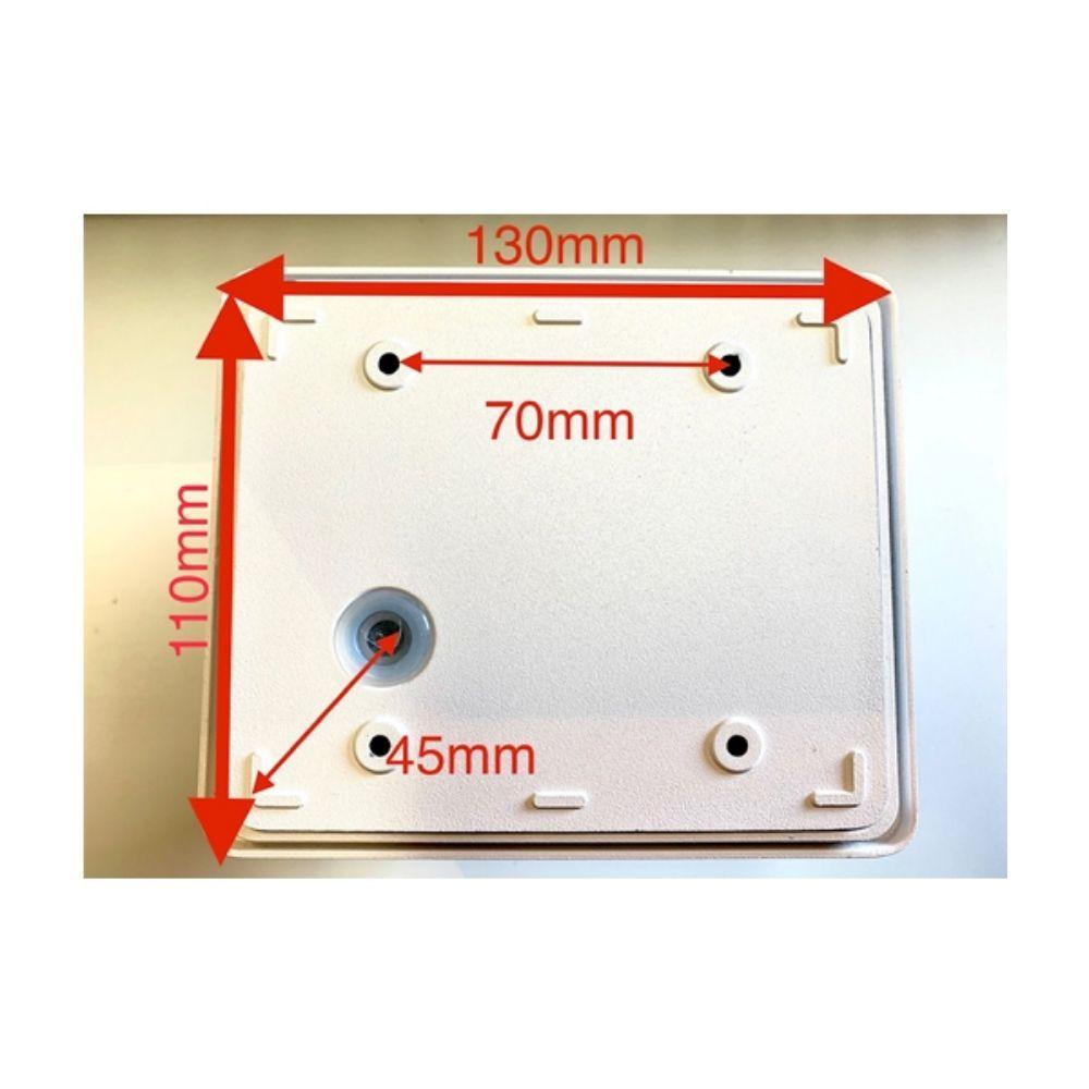 CLA TOCA LED Modern Outdoor Adjustable Lens Cover Up/Down Wall Light IP65 - 20W, 3000K-CLA Lighting-Ozlighting.com.au