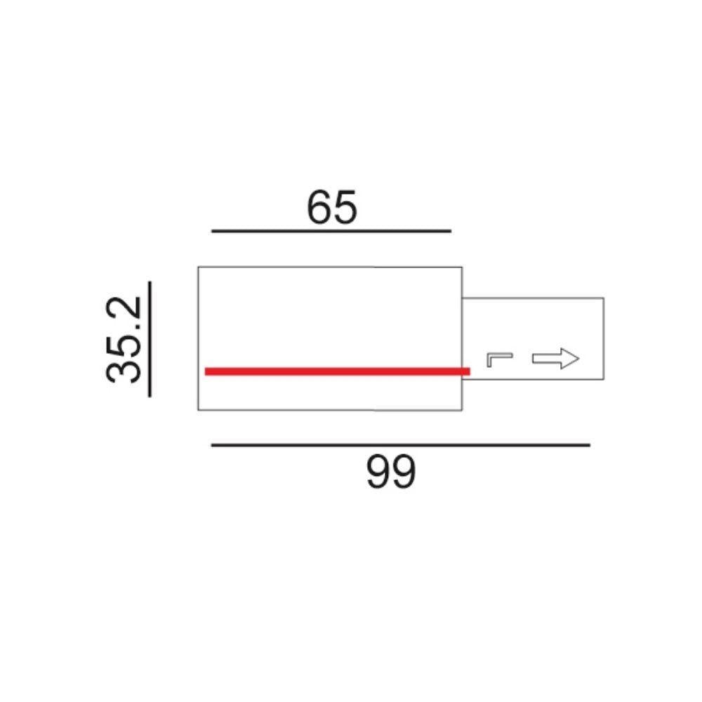 CLA TRACK-ACC - 3 Wire 1 Circuit / 4 Wire 3 Circuit Track End Cap & Live End (Left or Right)-CLA Lighting-Ozlighting.com.au